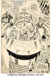 Jack Kirby and Joe Sinnott Fantastic Four #81 Splash Page 11 Original Art (Marvel, 1968). You would be - | Heritage