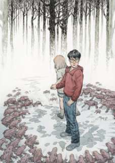 Michael Kaluta The Books of Magic #64 Cover Original Art (DC, 1999). Created over five years before Harry -