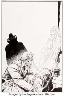 Jim Aparo The Phantom Stranger #35 Cover Original Art (DC, 1975). Aparo captures the despair and anguish -