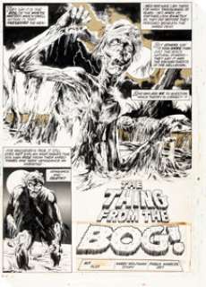 Pablo Marcos Tales of the Zombie #1 "The Thing from the Bog!" 10-Page Complete Story Original Art -