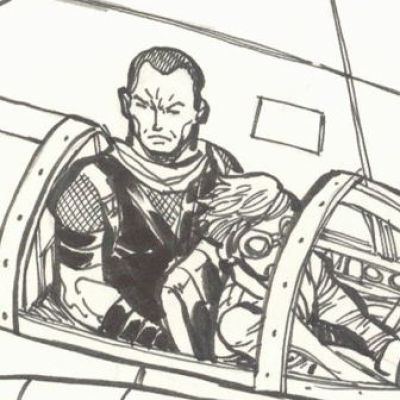 AIRBOY:DEADEYE, Issue 4, Page 16, Original Art | Russ Cochran