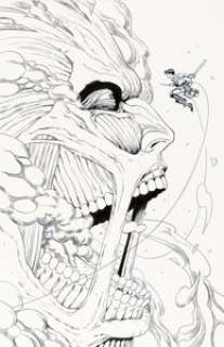 Paolo Rivera and Joe Rivera - Attack on Titan Anthology #2 Illustration Original Art (Kodansha, 2016).