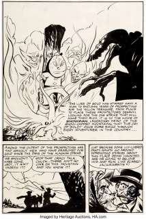 Frank Frazetta | Tally-Ho Comics Unpublished Complete 10-Page Story Original Art (Bailly Publishing Co., c. 1944-45). | Heritage