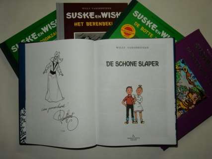 Willy Vandersteen / Paul Geerts + Studio | Suske en Wiske - Vijf luxe albums - Met 5 opdrachttekeningen Paul Geerts - Cartonné - EO - (2000/2010) | Catawiki