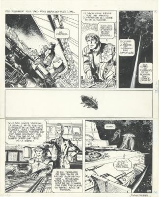 Jean-Claude Mézières | Valérian Tome 12, Les foudres d’Hypsis planche 28b | Galerie 9ème Art