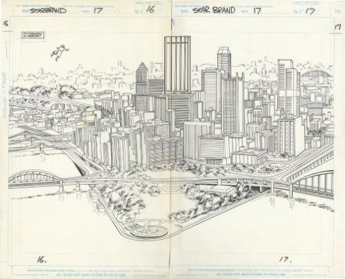 John Byrne | Star Brand, issue #17, pages 16 et 17, 1989 | Galerie 9ème Art