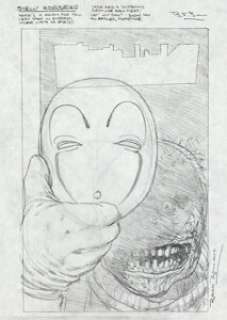 Bolland, Brian - Brian Bolland The Invisibles Vol 2 #4 Cover Preliminary Original Art (DC/Vertigo, 1997)....