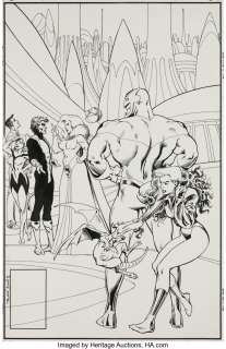 Davis, Alan - Alan Davis Excalibur Vol 1 #24 Cover Original Art (Marvel, 1990)....