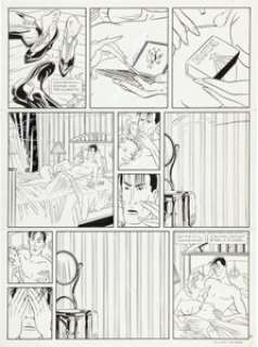 Artist, Unknown - Olivier Neuray Nuit Blanche Story Page 32 Original Art (Glénat, 1989-1997)....