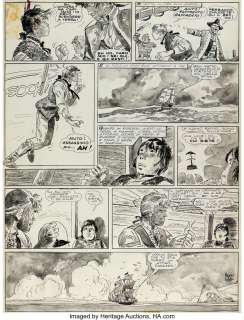 Pratt, Hugo | Hugo Pratt Il Ragazzo Rapito - Kidnapped! Story Page 3 Original Art (Il Corriere dei Piccoli n.32, 1967).... | Heritage