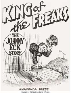 Robert Crumb | King of the Freaks Cover Unpublished Original Art and Related Letterhead Copy Group of 2 (Anaconda Pr... (Total: 2 Original Art) | Heritage