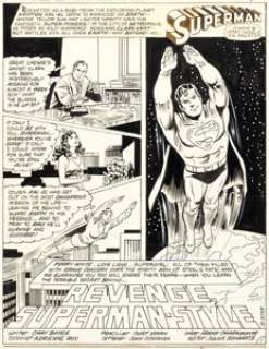 Swan, Curt - Curt Swan and Frank Chiaramonte Superman #366 Story Page 1 Original Art (DC, 1981)....