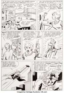 Hartley, Al - Al Hartley Journey Into Mystery #90 Thor Story Page 4 Original Art (Marvel, 1963)....