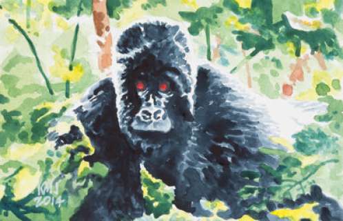 Meyer Jr., Ken | Ken Meyer Jr Magic: The Gathering Kird Ape Illustration Original Art (2014).... | Heritage