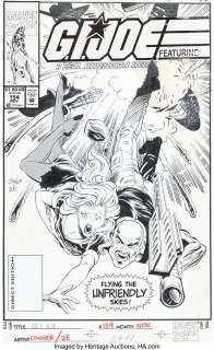 Conner, Amanda - Amanda Conner and Randy Emberlin G.I. Joe, A Real American Hero #154 Cover Original Art (Marvel, 1994)....
