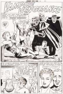 Webb, Robert | Robert Webb and Iger Studio Journey into Fear #12 Complete 7-Page Story "Vampire Vengeance" Original Art (Superior... (Total: 7 Original Art) | Heritage