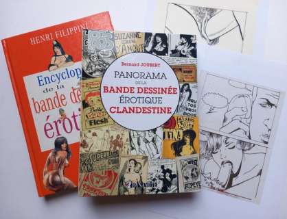 Filippini/Joubert | Filippini/Joubert - Lot of 3 drawings on acetate tracing paper + 2 books - Cartonné - EO - (1997/2018) | Catawiki