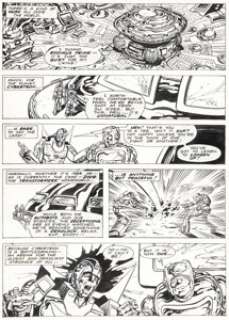 Reed, Dan - Dan Reed Transformers #148 Complete 11-Page Story "The Legacy of Unicron!" Death‘s Head Original Art (Marvel U... (Total: 11 )