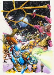 Valiant Comics Artist - Valiant Comics Artist - "Chaos Effect" House Ad Production Color Art (Valiant, 1994)....