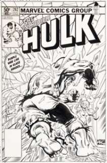 Milgrom, Al | Al Milgrom The Incredible Hulk #262 Cover Original Art (Marvel, 1981).... | Heritage