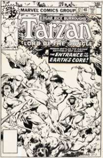 Buscema, John | John Buscema and Klaus Janson Tarzan #17 Cover Original Art (Marvel, 1978).... | Heritage