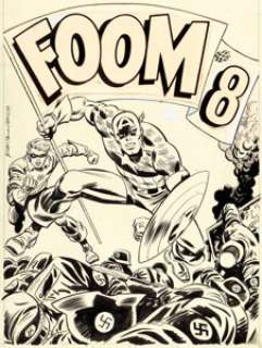 Romita Sr., John | John Romita Sr. and Mike Esposito FOOM #8 Cover Captain America and Bucky Original Art (Marvel, 1974).... | Heritage
