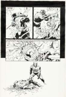 Mignola, Mike | Mike Mignola and Bob Wiacek Wolverine: The Jungle Adventure Story Page 41 Original Art (Marvel, 1990).... | Heritage