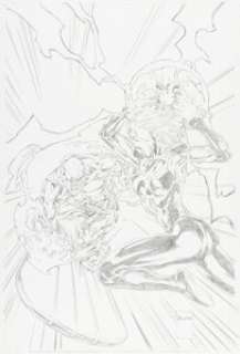 Pagulayan, Carlo - Carlo Pagulayan Silver Surfer #5 Cover Original Art (Marvel, 2011)....