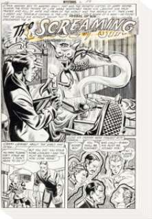Webb, Robert - Robert Webb and S.M. Iger Studio Mysteries #2 Complete 8-Page Story "The Screaming Room" Original Art (Superior, 1... (Total: 8 Original Art)