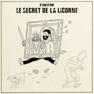 Hergé | Hergé (Georges Remi) Le Secret de la Licorne - The Secret of the Unicorn Illustration Tintin Original Art (1959-62... (Total: 2 Original Art) | Heritage
