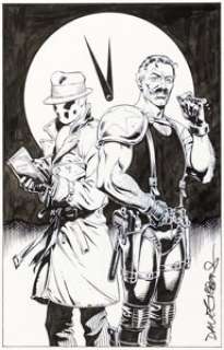 Gibbons, Dave | Dave Gibbons Watchmen Illustration Original Art (2012).... | Heritage