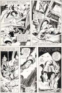Gene Colan and Dave Simons - Captain America #256 Story Page 9 Original Art (Marvel, 1981)....