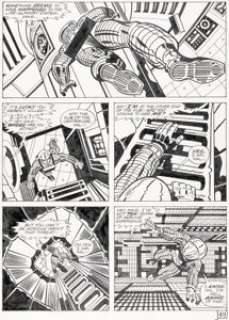 Jack Kirby And Frank Giacoia | Marvel Treasury Special -- 2001: A Space Odyssey Story Page 49 Original Art (Marvel, ... | Heritage