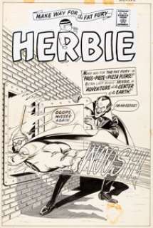 Kurt Schaffenberger - Herbie #20 Cover Original Art (ACG, 1966)....