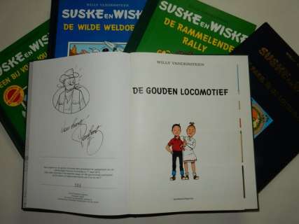 Willy Vandersteen / Paul Geerts + Studio | Suske en Wiske - Vijf luxe albums - Met 5 opdrachttekeningen Paul Geerts - Cartonné - EO - (1997/2012) | Catawiki