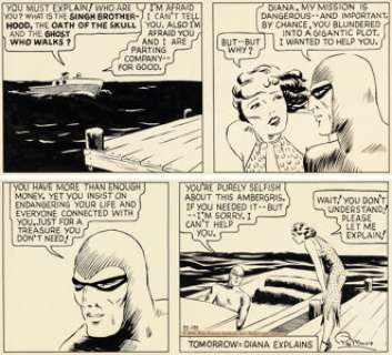 Ray Moore | The Phantom Daily Comic Strip Original Art dated 5-15-36 (King Features Syndicate, 1936). (Total: 2 Original Art) | Heritage