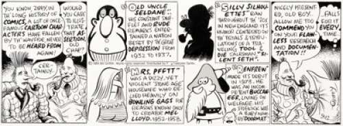 Bill Griffith - Zippy the Pinhead Daily Comic Strip Original Art dated 9-12-89 (King Features Syndicate, 1989).