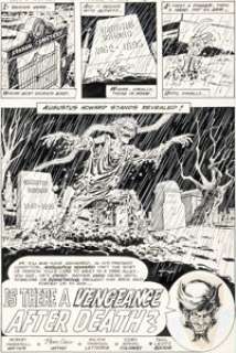 Johnny Craig House of Mystery #263 Complete 6-Page Story "Is There a Vengeance After Death?" Original Art (DC, 1978). (Total: 6 Original Art) | Heritage