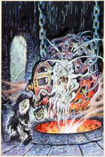 Tom Sutton Creepy Things #4 Cover Original Art (Charlton, 1976). | Heritage