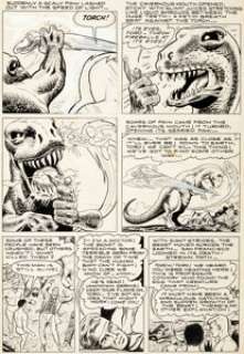 Dick Ayers and Carl Burgos The Human Torch #36 Story Page 4 Original Art (Atlas, 1954).