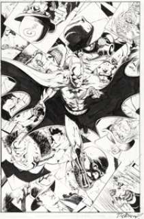 Tony Daniel Batman #693 Cover Original Art (DC, 2010).