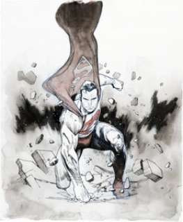 Olivier Coipel Action Comics #1000 Variant Cover Original Art (DC, 2018).