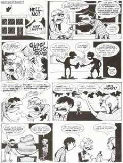Peter Bagge Neat Stuff #9 Story Page 4 Original Art (1987). | Heritage