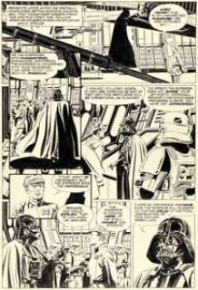 Al Williamson, Carlos Garzon, Tom Palmer, and Ron Frenz Marvel Super Special #27 Star Wars: Return of the Jedi Story Page 2 Original Art (Marvel, 1983).