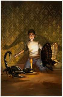 Christopher Moeller Books of Magic Book 6: Reckonings Cover Painting Original Art (Harper Teen, 2003).