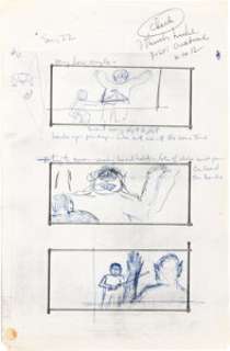 Star Wars: Episode V - The Empire Strikes Back (TCF, 1980), (3) George Lucas Hand-Drawn and Annotated Storyboards from Second Unit Director Harley Cokeliss. | Heritage
