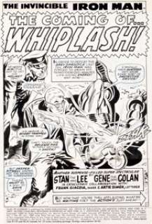 Gene Colan and Frank Giacoia Tales of Suspense #97 Whiplash First Appearance Complete 12-Page Story Original Art (Marvel, 1968). (Total: 12 Original Art)