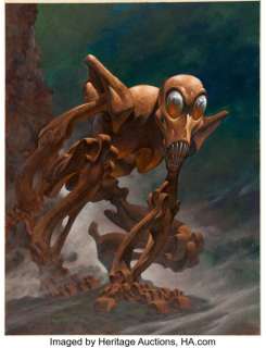 Bernie Wrightson Epic Illustrated #30 Cover Painting Original Art (Marvel/Epic, 1985).