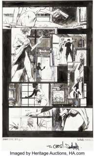 Sean Gordon Murphy American Vampire: Survival of the Fittest #2 Story Page 2 Original Art (DC/Vertigo, 2011).