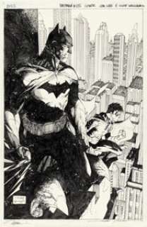2022 Original Art - Batman #125 - Variant Cover by Jim Lee and Scott Williams